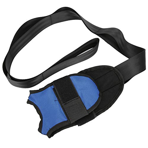 Professional Stretching Belt for Yoga Pilates, Leg Strap Rehabilitation Belt, Multi - Ring Adjustable Fitness Strap with 1M Length for Athletes Dancers Physiotherapy