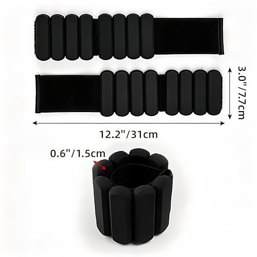Wrist Weights,Silicone Adjustable Ankle And Wrist Weights For Women & Men
