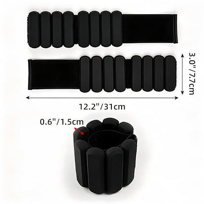 Wrist Weights,Silicone Adjustable Ankle And Wrist Weights For Women & Men