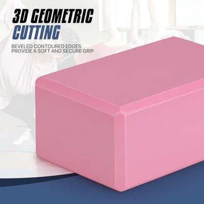 MADOG Yoga Block, 9"x6"x4" High Density Premium EVA Foam Yoga Equipment for Stretching Flexibility Balance Fitness Pilates