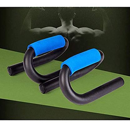 S Shape Push-up Stand Aluminium Alloy Home Fitness Chest Training Equipment