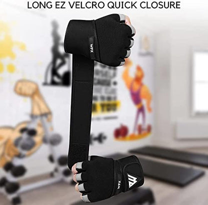 Gym Gloves Training Weight Lifting Gloves for Men Women Wrist Support Padded Extra Grip Palm Protection Fitness Workout Gloves Cycling,Hanging,Pull ups,Breathable - size: Medium
