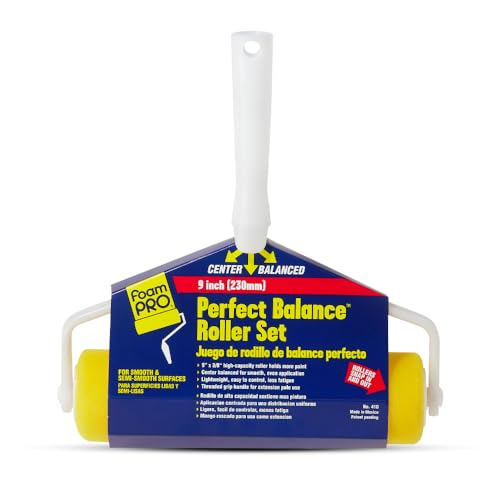FoamPRO 410 Perfect Balance Roller Set (Frame & 9" x 3/8" Roller), 9"
