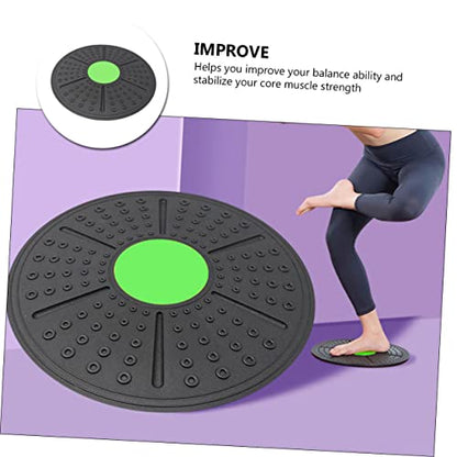 Balance Training Board Non Slip Equilibrium Sense Fitness Tool for Core Stability and Coordination Exercise Durable Balance Plate for Posture Improvement and Fatigue Reduction