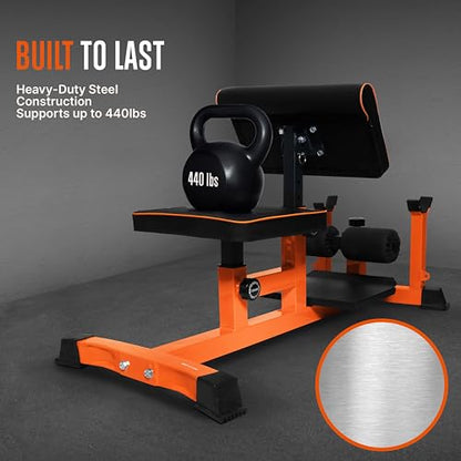 Squat Machine, Foldable Squatting Bench for Home Office Gym Workout Station and Leg Press Exercise, Designed to Train Abs, Thighs, and Glutes, Multifunctional Equipment for Fitness and Training