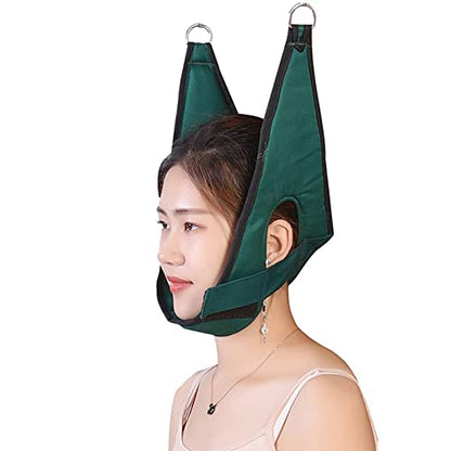 Cervical Neck Traction Device Over Door, Adjustable Portable Neck Stretcher for Home Use, Cervical Traction Kit for Muscle Relaxation & Tension Release