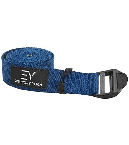 Everyday Yoga Super Strong Strap, Quiet Cinch Buckle, Stretching & Physical Therapy Fitness, Improve Flexibility