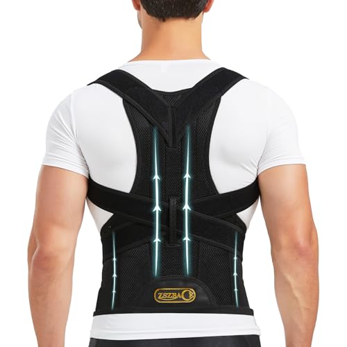 Back Brace and Posture Corrector for Men and Women Adjustable Back Straightener Posture Corrector, Scoliosis and Hunchback Correction, Spine Corrector, Support for Upper Lower Back Pain Relief - size: Small