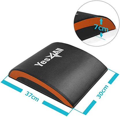 Yes4All Abdominal Exercise Pads, Foldable Ab Workout Equipment for Home Gym Core Training & Back Stretching, Sit Up Mat for Floor Exercises