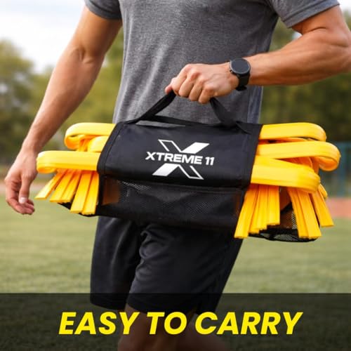 Agility Hurdles - for Athletes of All Skill Levels, Training Hurdles for Sports, Fitness, and Agility Drills - Speed Hurdles for Soccer and Football Training - 8 pieces of Hurdles of 5.9-Inch