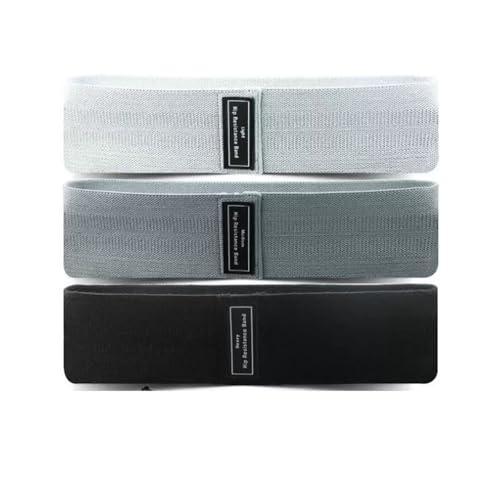 Fabric Resistance Bands, Exercise Bands&Booty Bands for Working Out with Non-Slip & Snap-Proof Design - Yoga, Pilates, Rehab & Home Fitness for Legs, Butt, Women & Men (Starter Set)