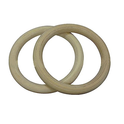 TOYANDONA Birch Wood Gymnastic Rings 250kg Load for Cross Training Workouts