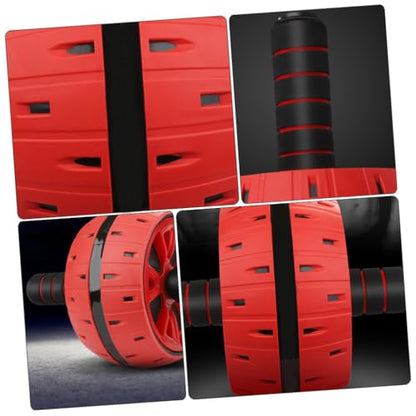 DECHOUS Ab Roller Wheel with Wide Stability Fitness Roller for Multi-angle Abdominal Core Strength Training Suitable for Men and Women Beginners and Experts with Knee Mat Included
