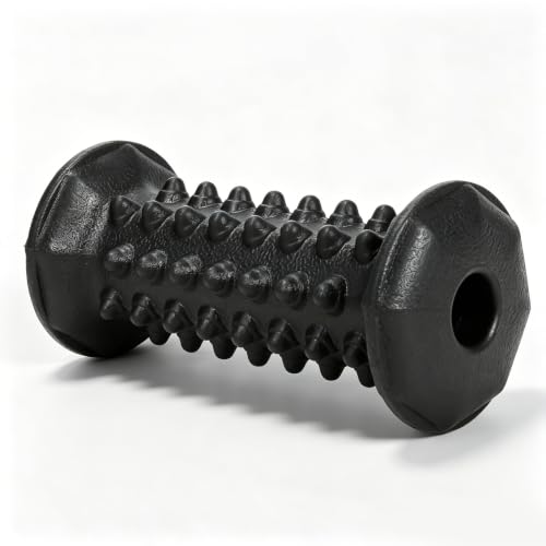 Foot Massager Roller for Plantar Fasciitis, Arch Heel Pain Relief - color: Black