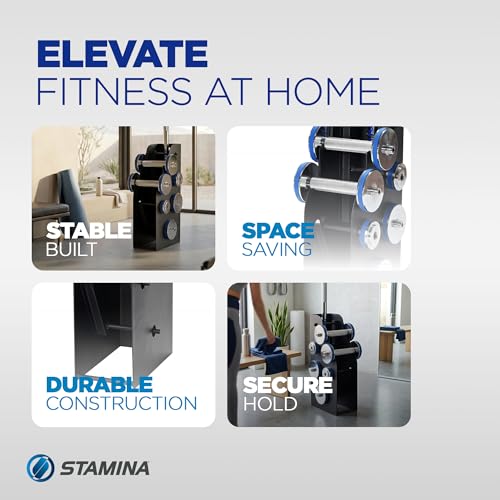 müüv Adjustable Dumbbell & Barbell Set for Home Gym - size: Storage Rack