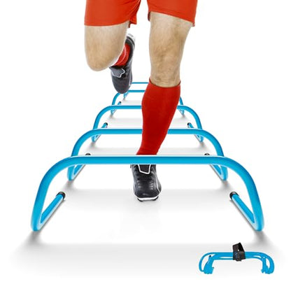 Yes4All Agility Speed Training Agility Hurdles for Athletes - 5 Pack - Speed and Agility Training Equipment for Soccer Basketball Football Hurdle Training