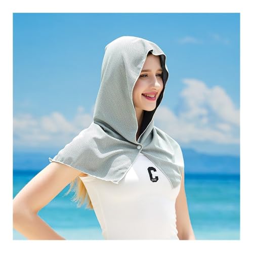 Cooling Hoodie Towel - Quick Dry, UV Protection For Sports & Outdoor Activities