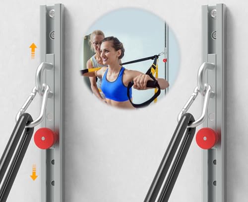 Resistance Band Wall Anchor, Wall Mount Workout Anchors for Home Gym Workouts，Body Weight Straps, Suspension Training, Exercise,Stretching,Yoga