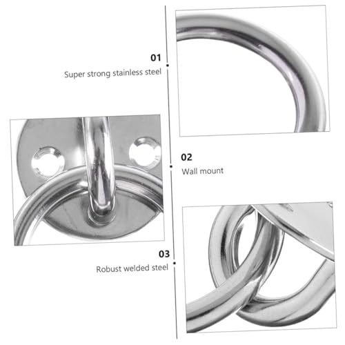 Rotating Fixed Plate Hooks Heavy Duty Ceiling Mount for Suspension Trainer Aerial Punching Bag