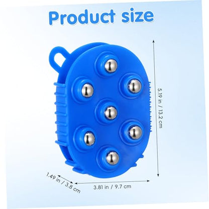 GLEAVI Palm-Shaped Cellulite Massager Gloves with 7 Metal Roller Balls 3-Pack Body Massage Roller for Muscle Pain Relief and Full Body Relaxation