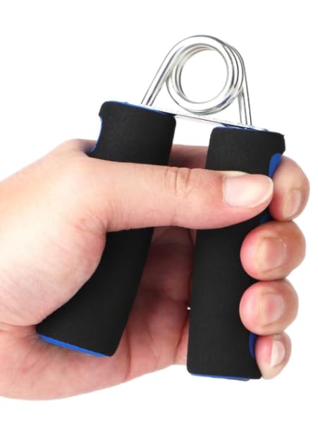 2 Pcs Soft Foam Hand Exerciser，Strengthen Hand Grip Exerciser for Quickly Increasing Wrist Forearm and Finger Strength