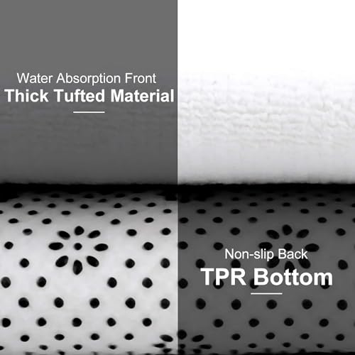Extra Durable Door Mat -No Pain No Gain Floor Door Bathroom Kitchen Mats Indoor Bodybuilding Fitness Gym Doormat Bedroom Balcony Entrance Carpet Rug 16x24inch