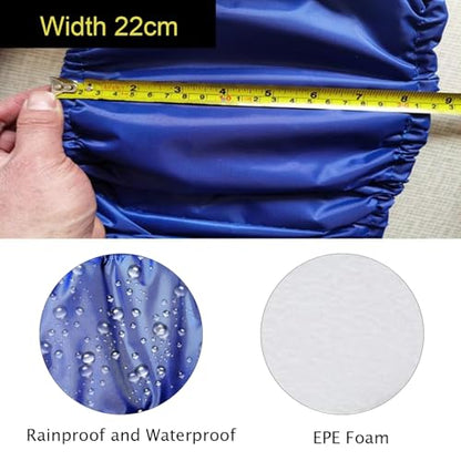 Mini Trampoline Spring Cover, 32 to 60 Inch Optional Round Small Trampoline Replacement Cover, for Kids Men Women Indoor Home Fitness(Blue,32in)