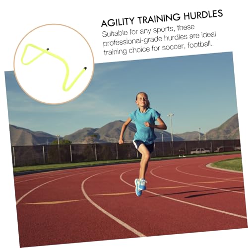 SUPVOX 6pcs Agility Hurdles for Football Training Flexible Speed Training Ladders for Boys and Girls Lightweight and for Sports Drills Coordination and Balance