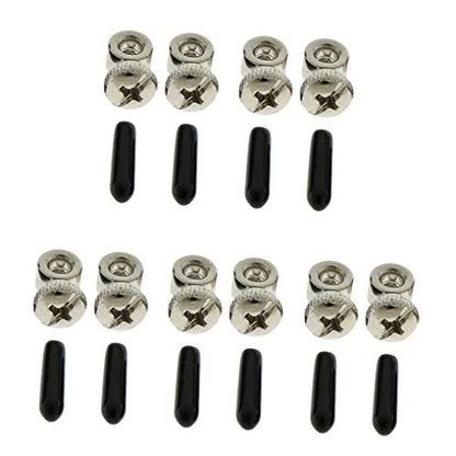 5 Sets Replacement Jump Rope Adjustable Screws End Caps for Speed Cable Jump Ropes Parts Accessory