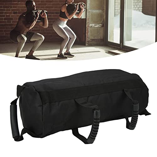 Workout Sandbag, Oxford Cloth Heavy Duty Sandbag Workout Bags with 6 Gripping Handles, Adjustable Weight Weighted Backpack, for Strength Powerlifting Running Heavy Workout