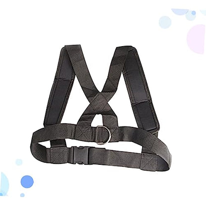 Sled Workout Harness with Heavy Duty Hooks for Fitness Training