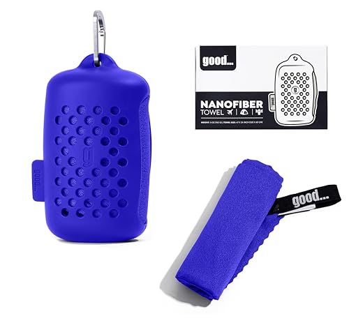Quick Dry Nanofiber Towel Compact Camping Gym Travel Fast Drying Microfiber Cooling Towels Workout Yoga Sport Backpacking Products (Blue) - color: Blue