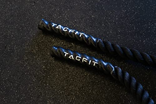 Battle Ropes 30FT for Home Gym Workout Equipment Training Rope Heavy Weighted Rope 30 Feet Professional Workout Battle Ropes Exercise Equipment Core Strength Training for Men Women