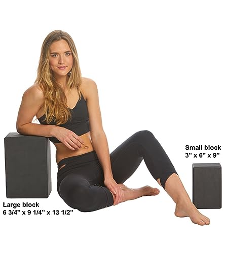 Everyday Yoga Premium Foam Block - Non-Slip High-Density Yoga Block for Balance, Stability & Stretching, EVA Foam Support, Multi Colors (Single Block)