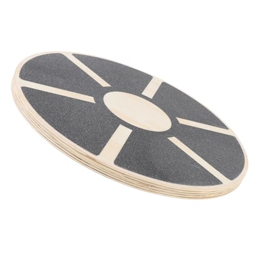 Wooden Balance Board, Anti Slip Stability Trainer for Core Strength Mobility Training with Textured Surface for Adults Youth Home Gym Physical Therapy