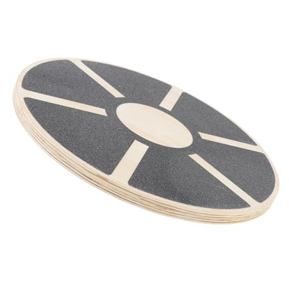 Wooden Balance Board, Anti Slip Stability Trainer for Core Strength Mobility Training with Textured Surface for Adults Youth Home Gym Physical Therapy