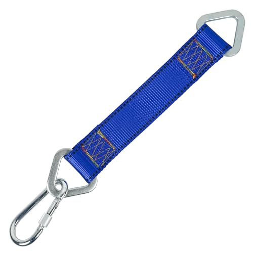 Aoneky Heavy Punching Bag Strap Hanger, Short Mounting Strap for Boxing MMA Karate, 1000+ lbs Capacity, No Drilling Installation, Fits Water Spring Mounted Punching Bags - color: Blue, size: 9.84 inch