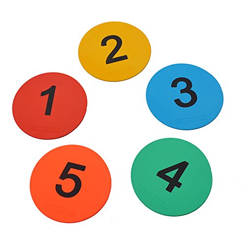 8inch Numbered Floor Spot Markers - style: 1-5