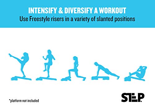 Freestyle Aerobic Risers – Health Club Size