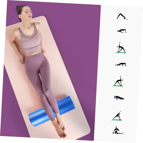 BESPORTBLE Material Yoga Column Muscle Relaxing Roller Fitness Massage Stick Blue