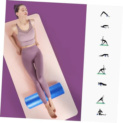 BESPORTBLE Material Yoga Column Muscle Relaxing Roller Fitness Massage Stick Blue