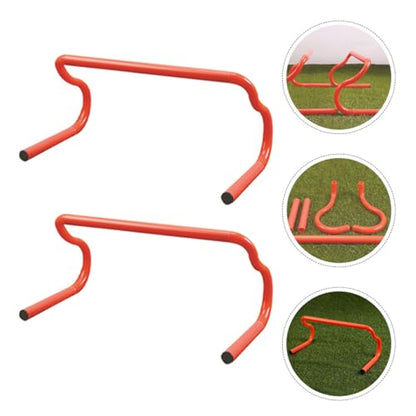 BESPORTBLE 3pcs Detachable Speed Training Hurdles for Workout Equipment Orange Agility Training Set for Basketball Soccer Football Drills