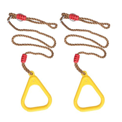 DECHOUS Exercise Rings with Straps for Indoor Training 120kg Loadable