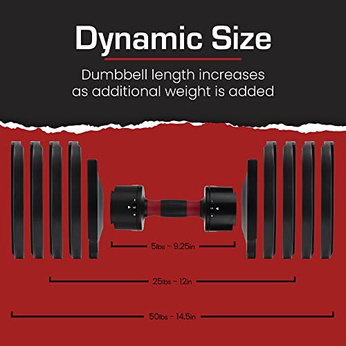 Core Fitness® Adjustable Dumbbell Weight Set by Affordable Dumbbells