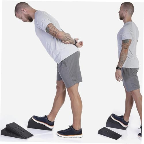 VALICLUD 3pcs Foot Mat Calf Stretcher Squat Wedge Indoor Fitness Board Sturdy Easy to Use