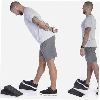 VALICLUD 3pcs Foot Mat Calf Stretcher Squat Wedge Indoor Fitness Board Sturdy Easy to Use