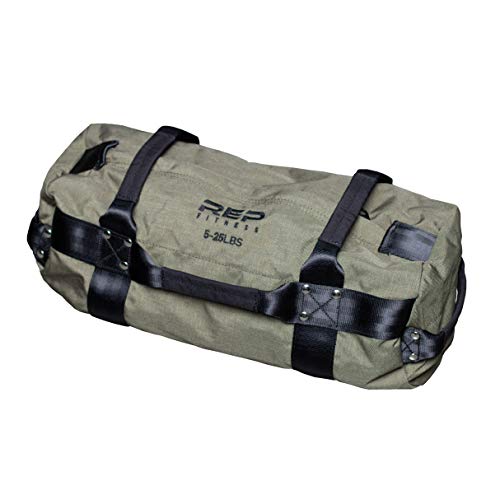 REP Fitness Sandbags - Heavy Duty Workout Sandbags for Training, Cross-Training Workouts, Fitness, Exercise and Military Conditioning - Multiple Sizes and Colors - color: Small-ArmyGreen