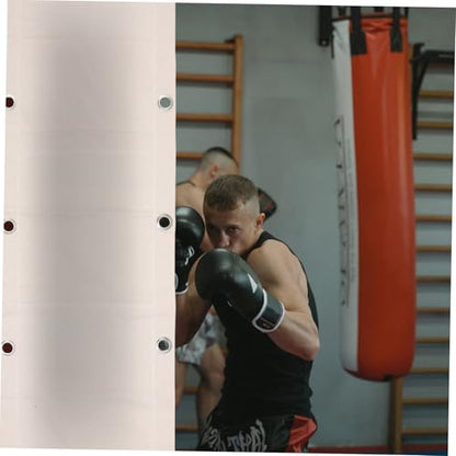 KOMBIUDA 1Pc Hanging Boxing Training Bag Empty Sandbag for Wall Mounted Fitness Canvas Material with Buckle Versatile for Kickboxing Karate Boxing Portable for Home Gym