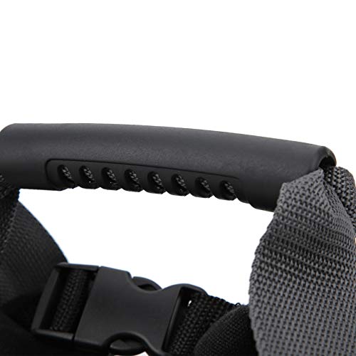 Fitness Sandbag Weightlifting Training Equipment with Comfortable Handle Reinforced Webbing Wear Proof Sealing for Home Gym Travel Outdoor Strength Training Gray