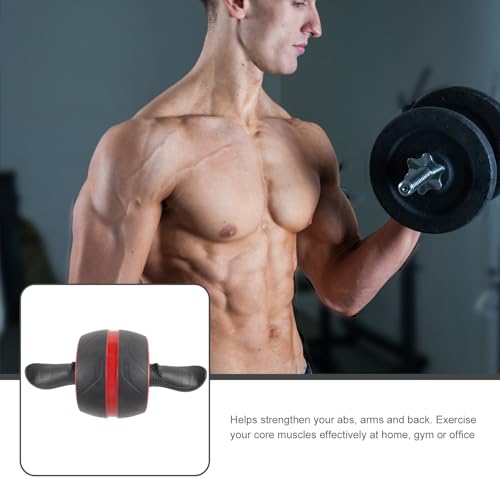 Abaodam Ab Roller Wheel Fitness Roller Wheel with Automatic Rebound, Sturdy Abs Material, Home Abdominal Trainer for Men and Women Core Strength Workout